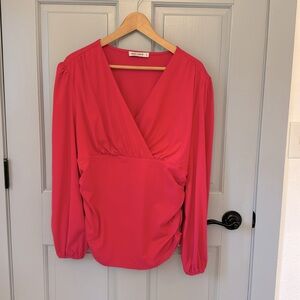 Grace Karin faux wrap blouse